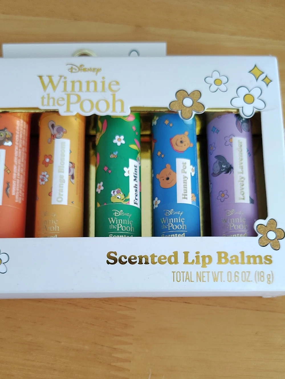 NEW Winnie the Pooh Lip Balm Set (6)